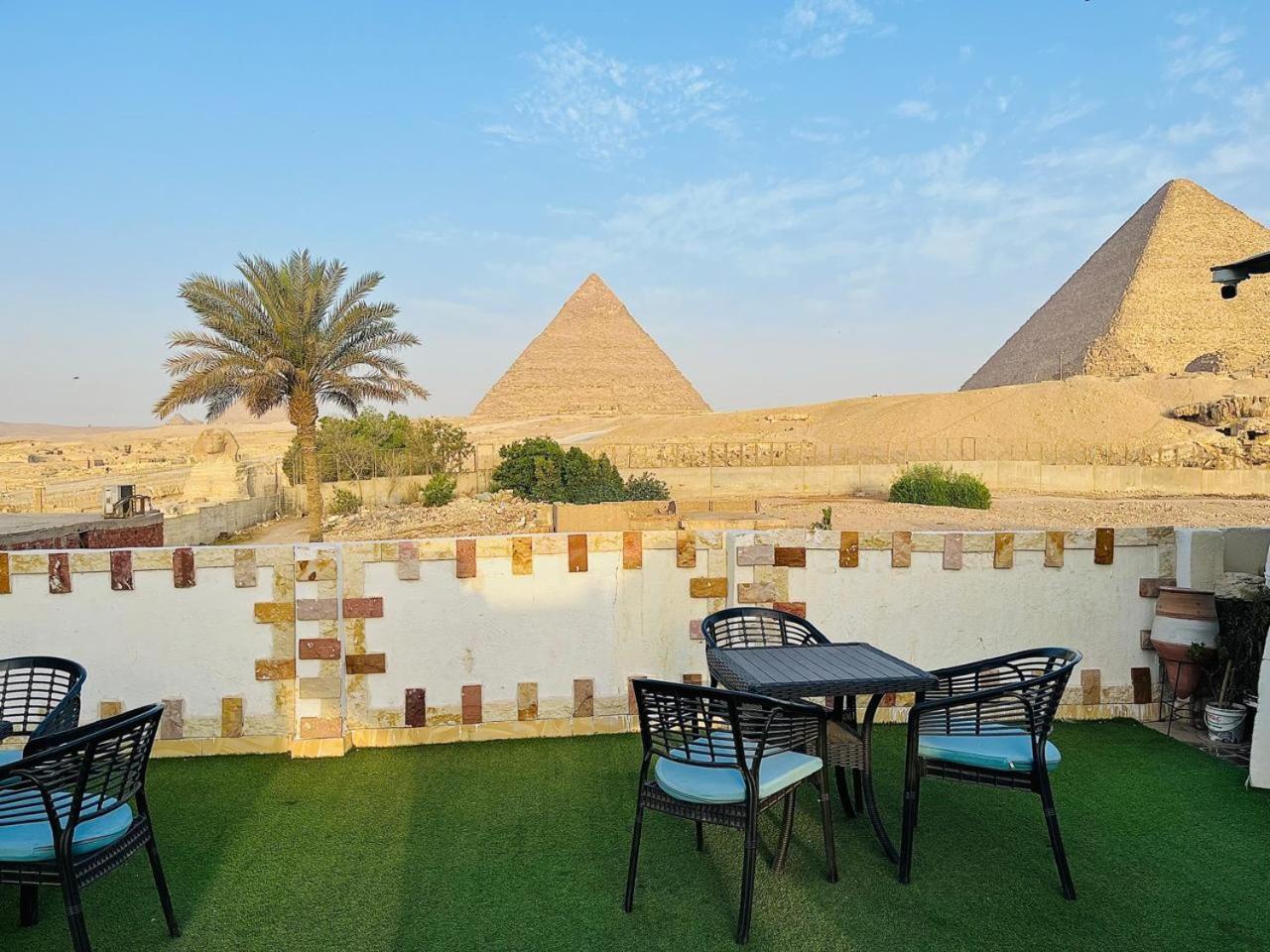 Kemet Pyramids Room View Kairo Exterior foto